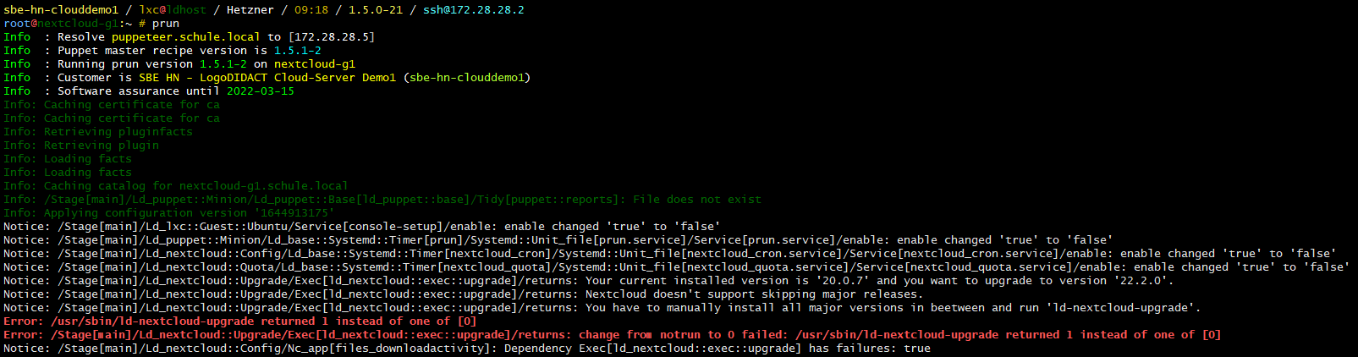 05_nextcloud-2nd-prun_after-ldupdate_error-major-version.png